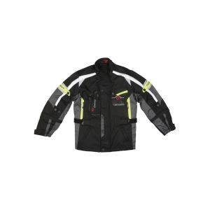 Modeka El Chango giacca da moto bambino (nero / giallo)