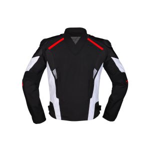Giacca da moto Modeka Lineos (nero / bianco / rosso)