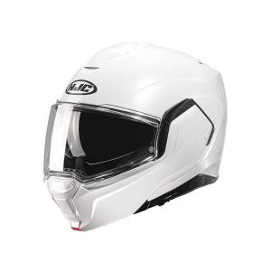 HJC i100 Solid flip-up helmet (bianco opaco)