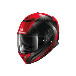 Shark Spartan Carbon 1.2 Skin Motorcycle Helmet (nero/rosso)