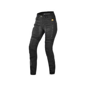 Trilobite Parado slim fit motorbike jeans donna (nero)
