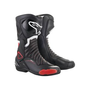 Alpinestars SMX-6 v2 stivali da moto (nero / bianco / rosso)