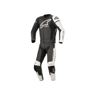 Alpinestars GP Force Phantom Leather Suit Two Piece (nero / bianco / grigio)