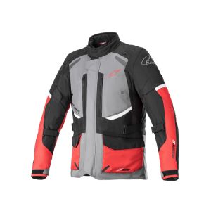 Alpinestars Andes V3 Drystar giacca da moto (grigio / nero / rosso)