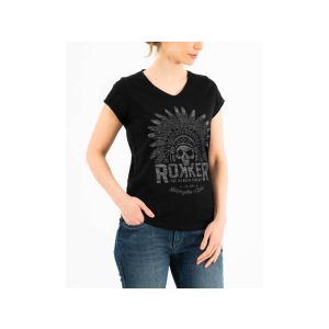 rokker Indian Bonnet T-Shirt Donna