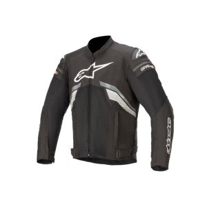 Alpinestars T-GP Plus R v3 Air giacca da moto (nero / bianco / grigio)
