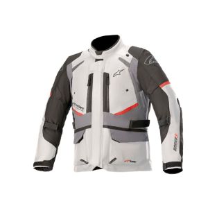 Alpinestars Andes V3 Drystar Motorcycle Jacket (bianco / grigio)