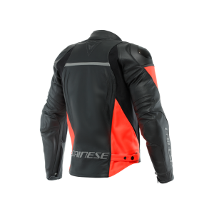 Dainese Racing 4 Combi Jacket (nero / rosso neon)