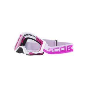 Occhiali da moto Scorpion E21 (rosa / bianco)