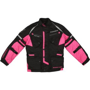 Modeka Tourex II giacca da moto per bambini (nero / rosso)