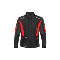 Germot Aron, giacca da moto per bambini (nero/rosso)