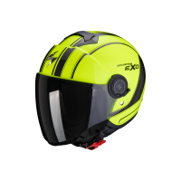Scorpion Exo-City Scoot Jet Helmet (giallo / nero)