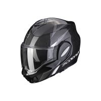 Scorpion Exo-Tech Carbon casco flip-up (carbonio / nero / bianco)