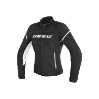 Dainese Air Frame D1 giacca da moto da donna (nero / bianco)