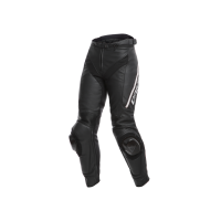 Dainese Delta 3 - pantaloni da moto da donna (nero / bianco)