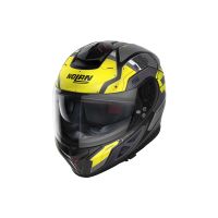Nolan N80-8 Starscream N-Com casco integrale (nero opaco / giallo)