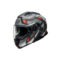 Shoei Neotec-Ii Respect TC-5 casco flip-up (nero / grigio / rosso)