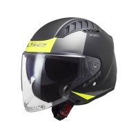 LS2 OF600 Copter Urbane casco da moto (nero)
