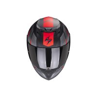 Scorpion EXO-520 EVO Air Maha Integralhelm (schwarzmatt/grau/rot)